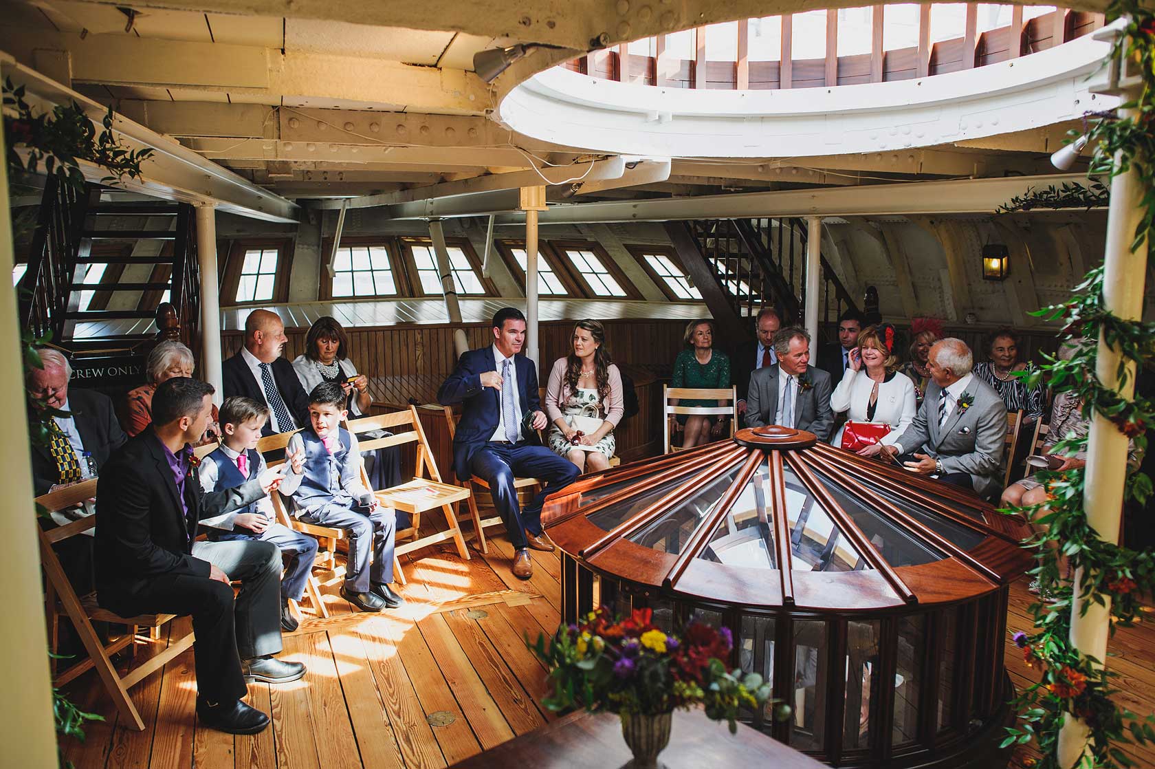 Reportage Wedding Photography at SS Great Britain